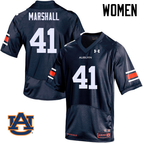 Women Auburn Tigers #41 Aidan Marshall College Football Jerseys Sale-Navy